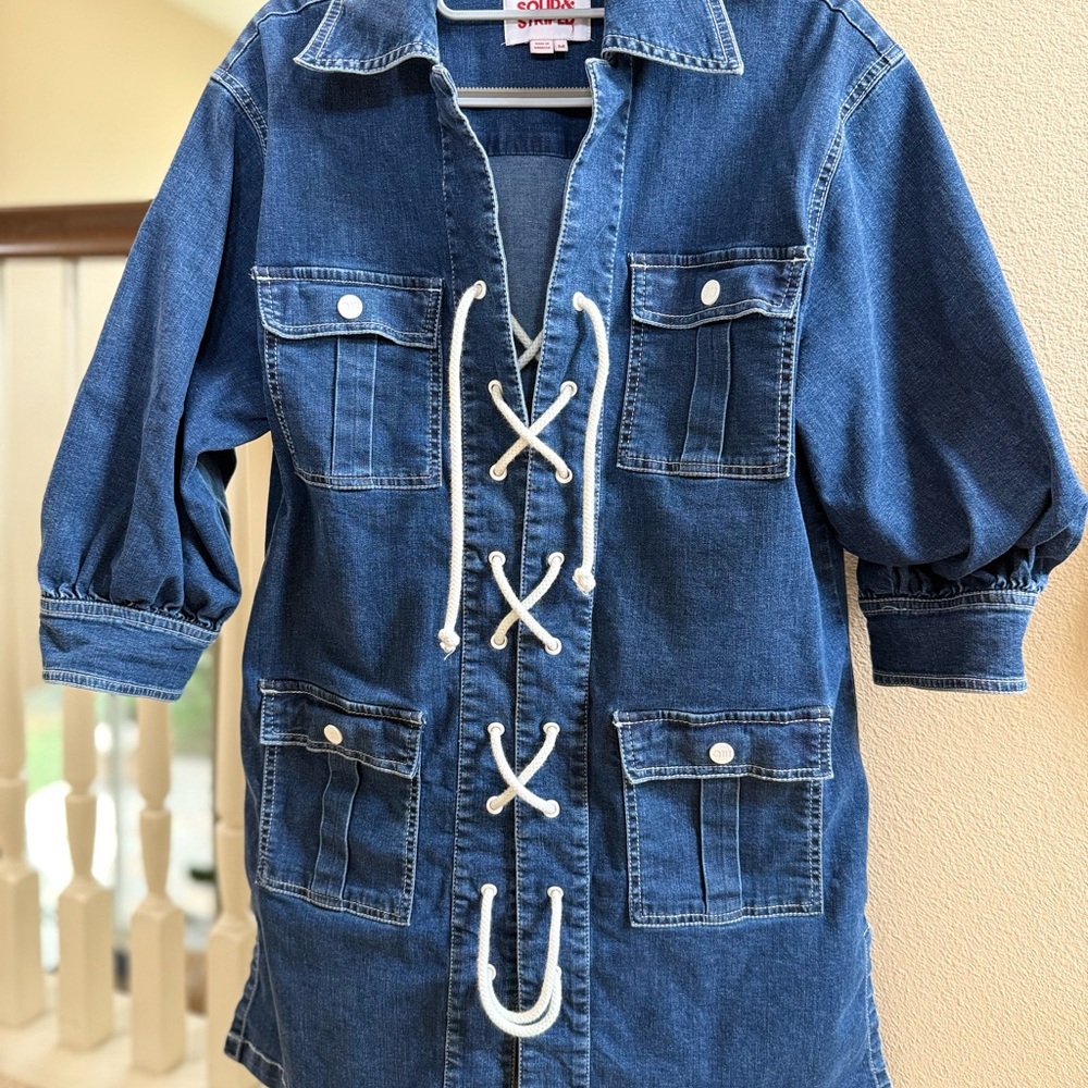 Solid & Striped Blue Denim Jacket - image 3